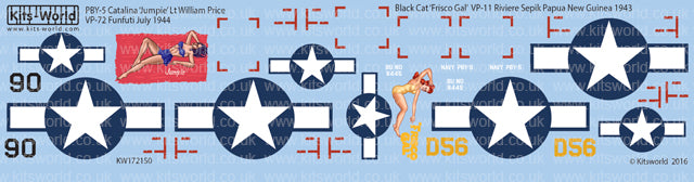 Kits-World KW172150 1:72 Black Cat PBY-5 Catalina