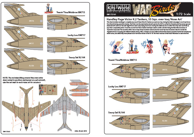 Kits-World KW172161 1:72 Handley-Page Victors Set 2