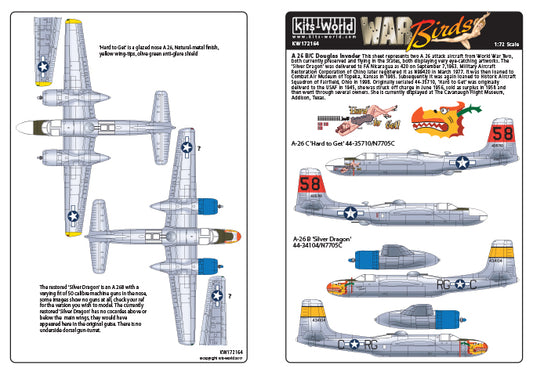 Kits-World KW172164 1:72 Douglas A-26C Invaders