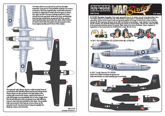 Kits-World KW172165 1:72 Douglas A-26C Invaders