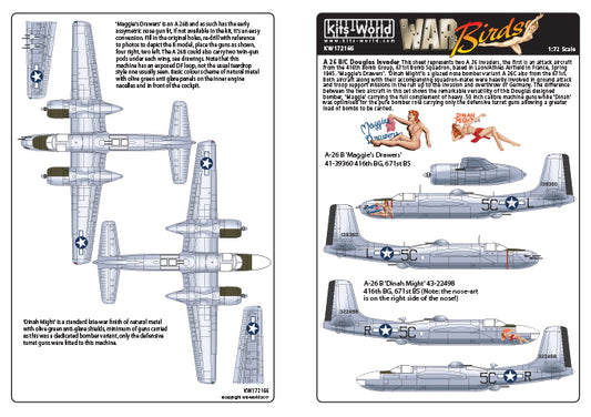 Kits-World KW172166 1:72 Douglas A-26B Invaders