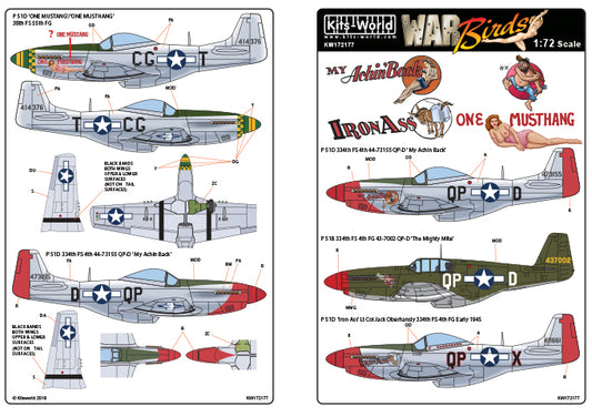 Kits-World KW172177 1:72 North-American P-51D Mustang