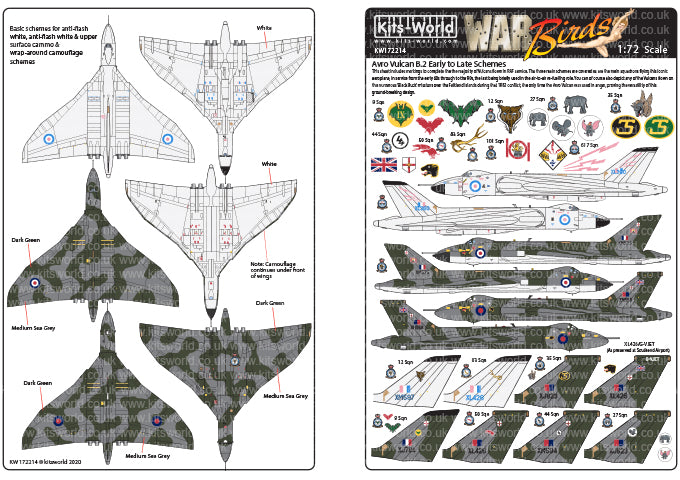 Kits-World KW172214 1:72 Avro Vulcan B.2