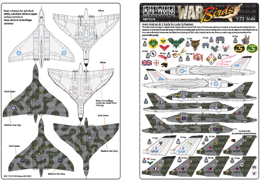 Kits-World KW172214 1:72 Avro Vulcan B.2