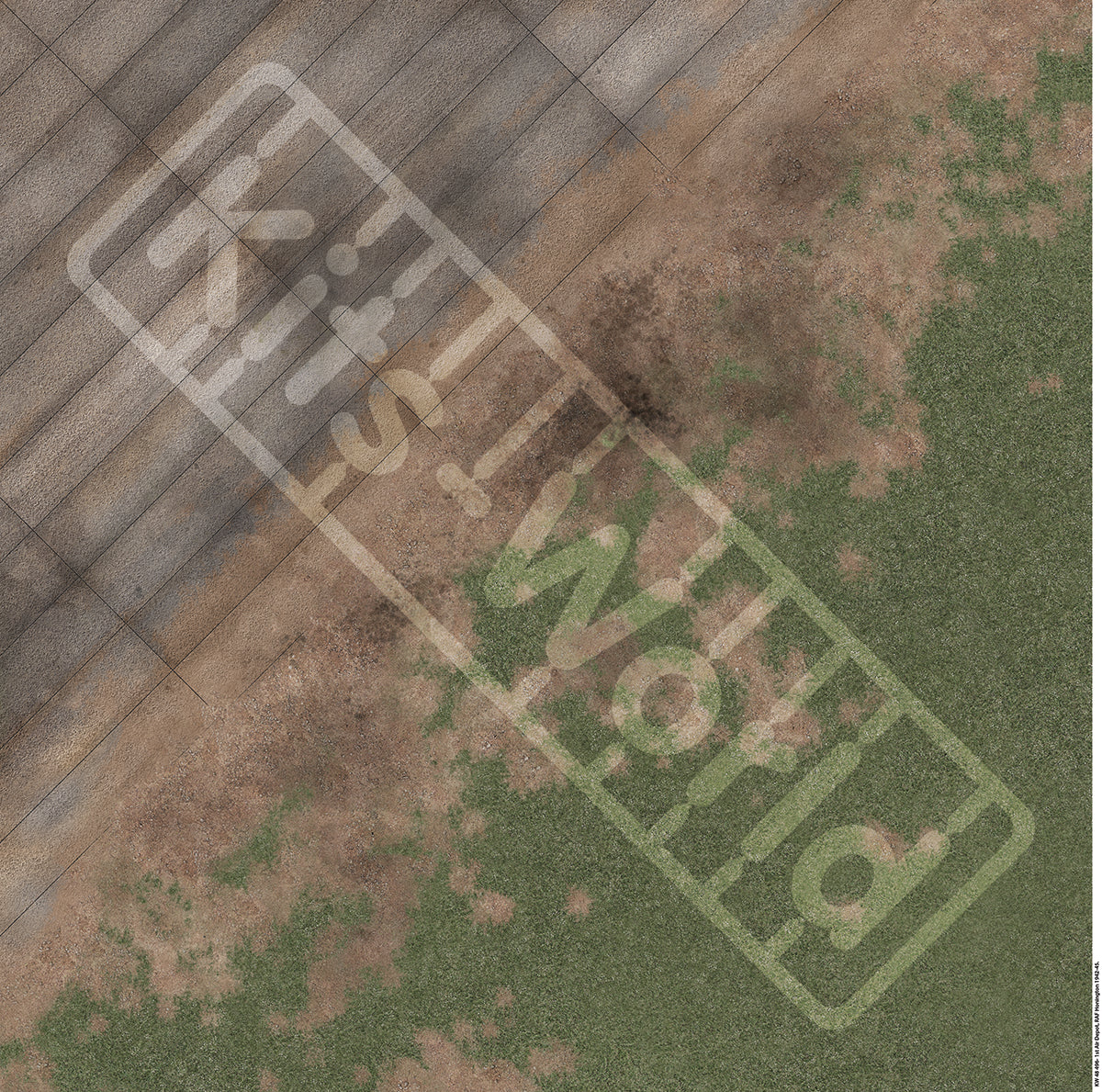 Kits-World B144-496 1:144 1st Strategic Air Depot, USAAF, (RAF Honington) Suffolk, England, 1942-46.