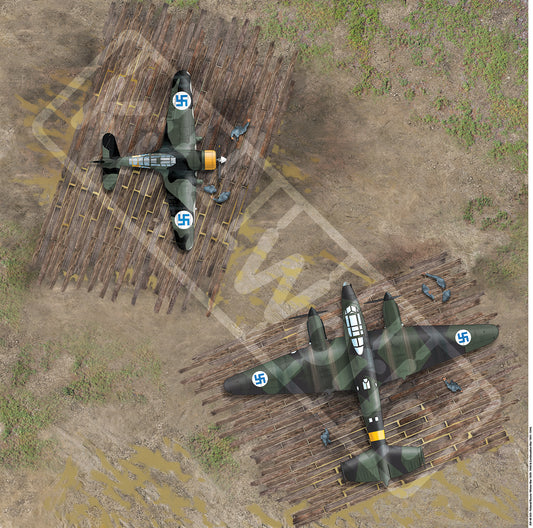 Kits-World B144-505 1:144 Wood planked revetments, Finland/Russia: Winter War/Eastern Front/Continuation War, 1940-1944.