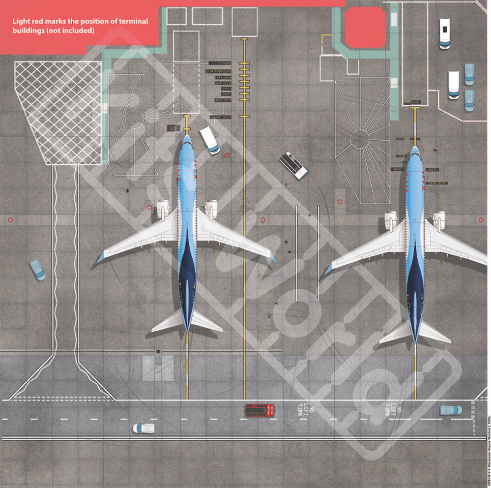 Kits-World B144-514 1:144 Manchester Airport/Manchester International Airport/Ringway Airport