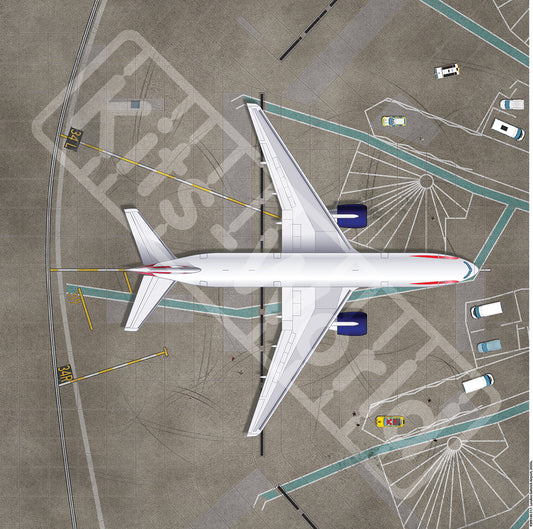 Kits-World B144-517 1:144 London Gatwick Airport Size 675mm x 675mm