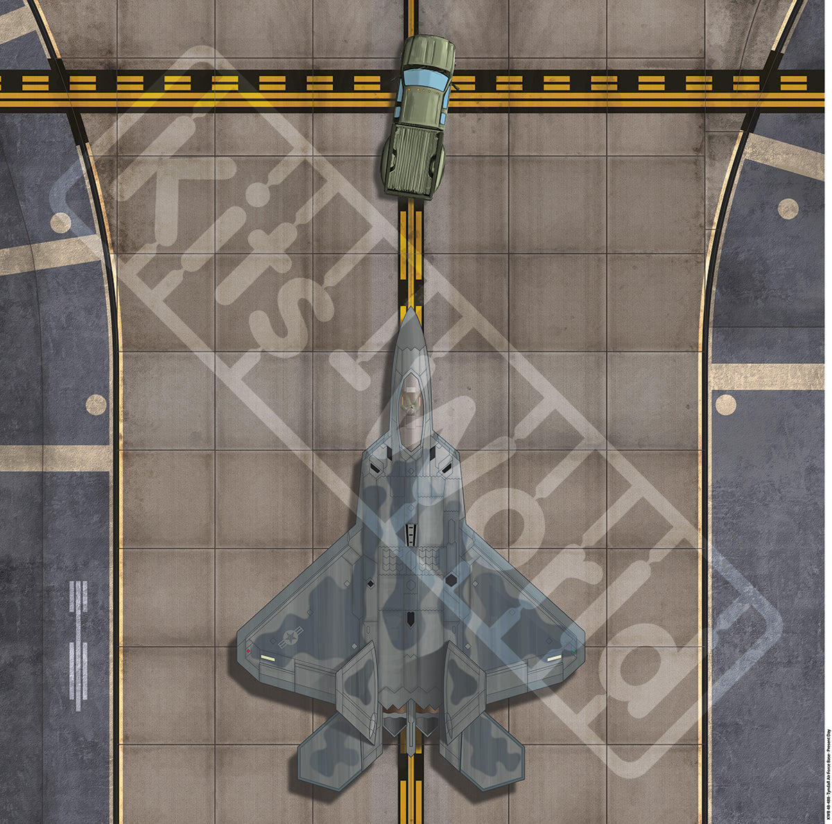 Kits-World B48-488 1:48 Tyndall Air Force Base, Florida- 2021. (Main)