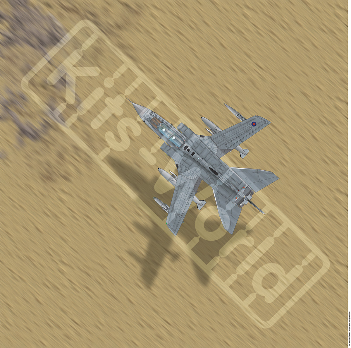 Kits-World B72-507 1:72 Desert  Blurred. 450mm(W) x 450mm(H)