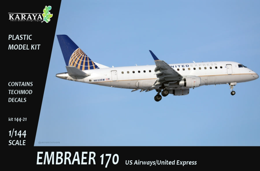 Karaya 144-21 1:144 Embraer 170 US Airways/United Express