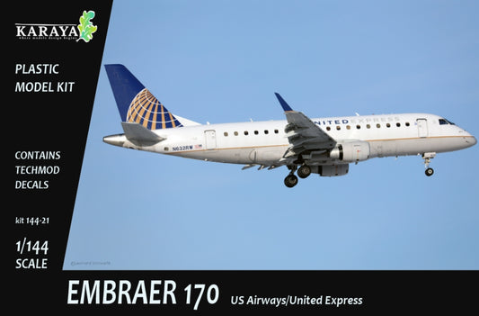 Karaya 144-21 1:144 Embraer 170 US Airways/United Express