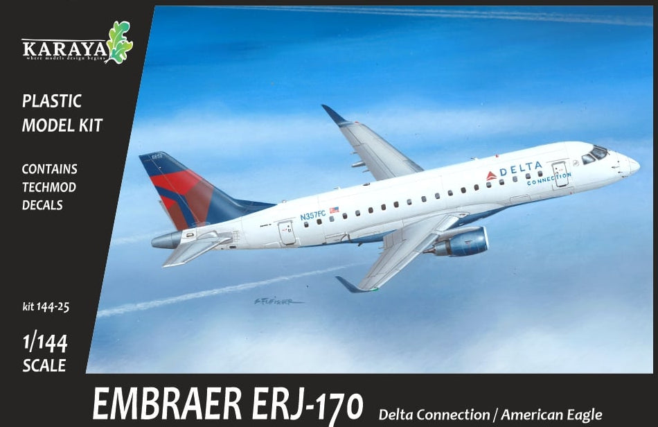 Karaya 144-25 1:144 Embraer ERJ-170 Delta Connection/American Eagle