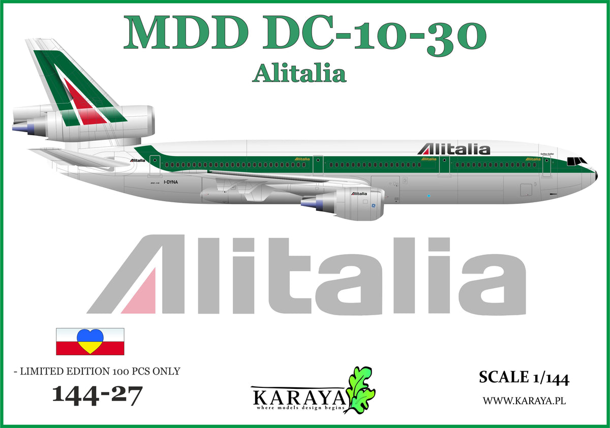 Karaya 144-27 1:144 DC-10-30 Alitalia