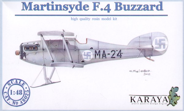 Karaya 48025 1:48 Martinsyde F.4 Buzzard Finnish version