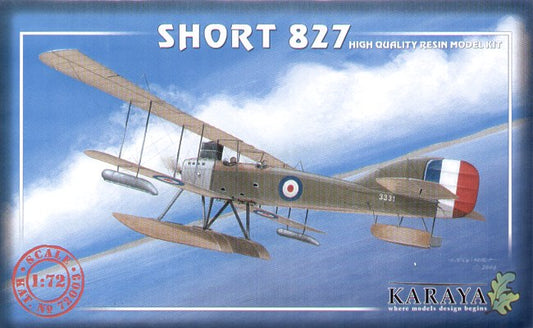Karaya 72003 1:72 Short 827 (floatplane/seaplane).