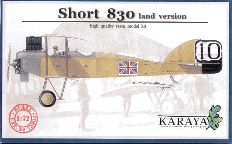 Karaya 72004 1:72 Short 830 with wheels