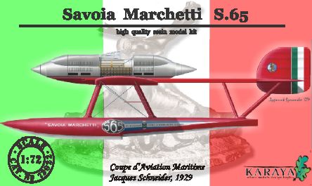 Karaya 72022 1:72 Savoia-Marchetti S.65 1929 racer floatplane