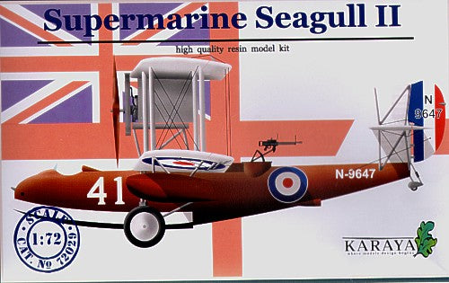 Karaya 72029 1:72 Supermarine Seagull II with decals and etched