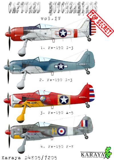 Karaya D4805 1:48 Captured Butcher Birds.