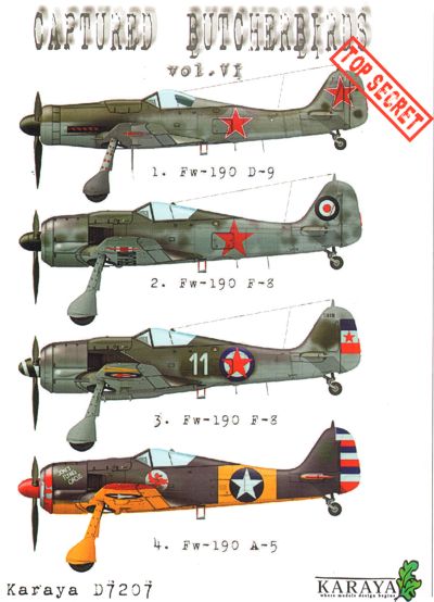 Karaya D7207 1:72  Captured Butcherbirds Part 6