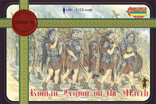 Linear-A 007 1:72 Roman Legion on the March 48 figures in 12 poses