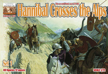 Linear-A 011 1:72 Hannibal Crosses the Alps Set 1