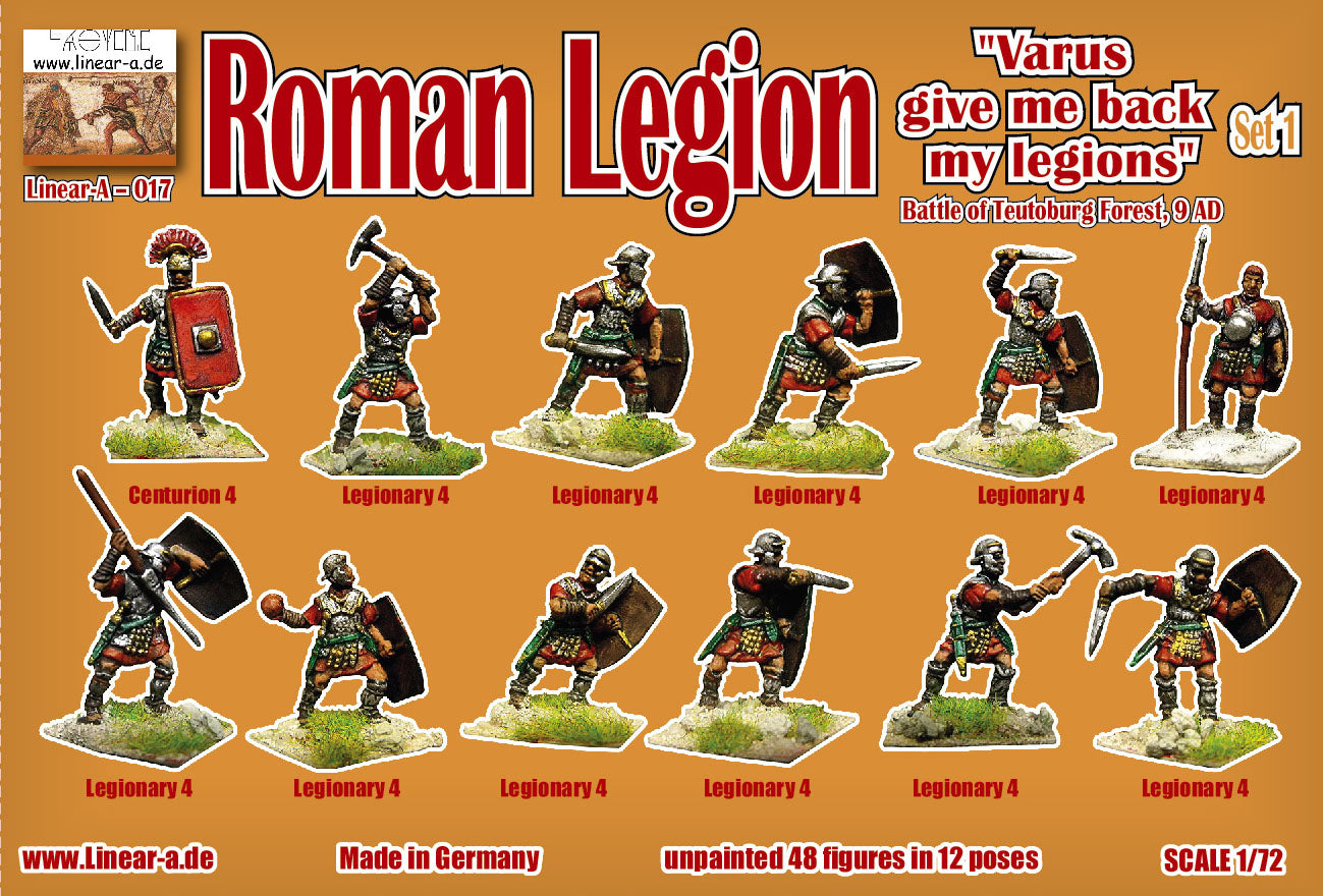 Linear-A 017 1:72 Roman Legion "Varus give me back my legions" Set 1