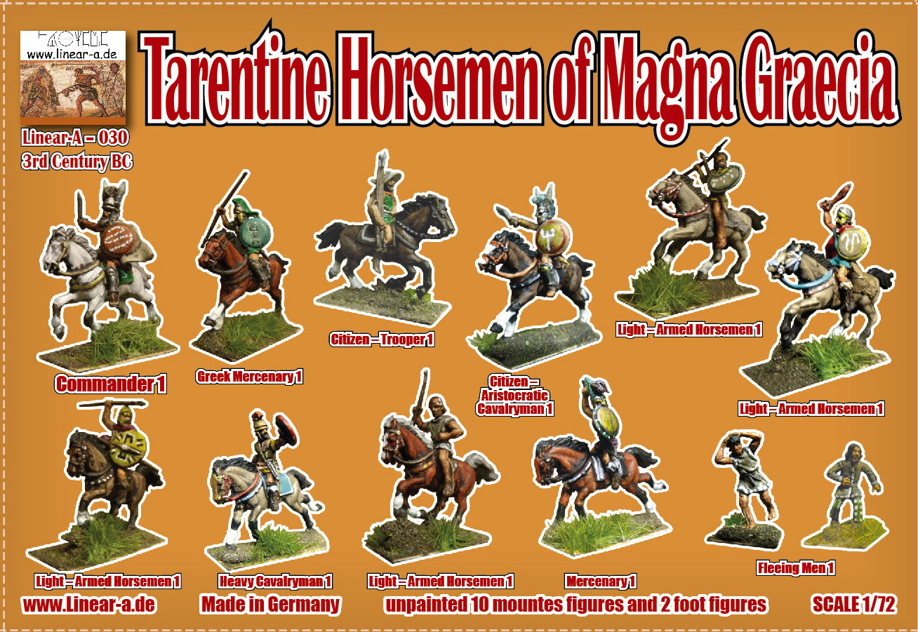 Linear-A 030 1:72 Tarentine Horsemen of Magna Graecia