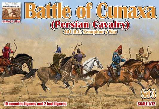 Linear-A 036 1:72 Battle of Cunaxa (Persian Cavalry) 401B.C. Set 3