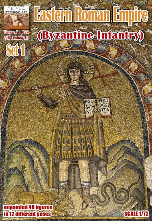 Linear-A 039 1:72 Eastern Roman Empire (Byzantine Infantry) Set 1