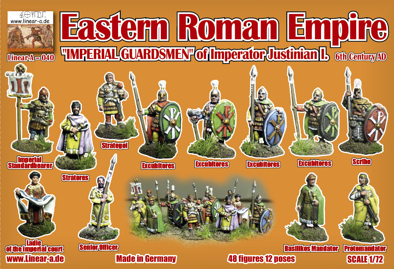 Linear-A 040 1:72 Eastern Roman Empire "Imperial Guardsmen"