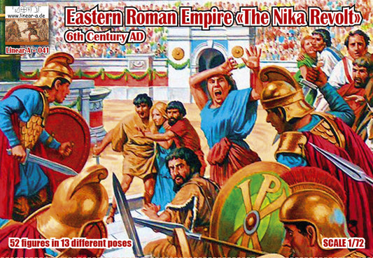 Linear-A 041 1:72 Eastern Roman Empire The Nika revolt 6th Century AD (injection moulded)