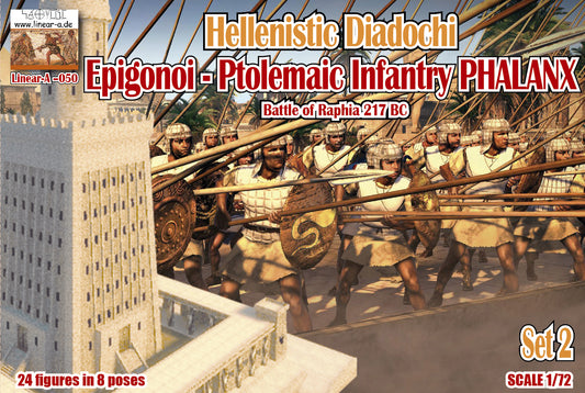 Linear-A 050 1:72 Hellenistic Diadochi Battle of Raphia 217 BC