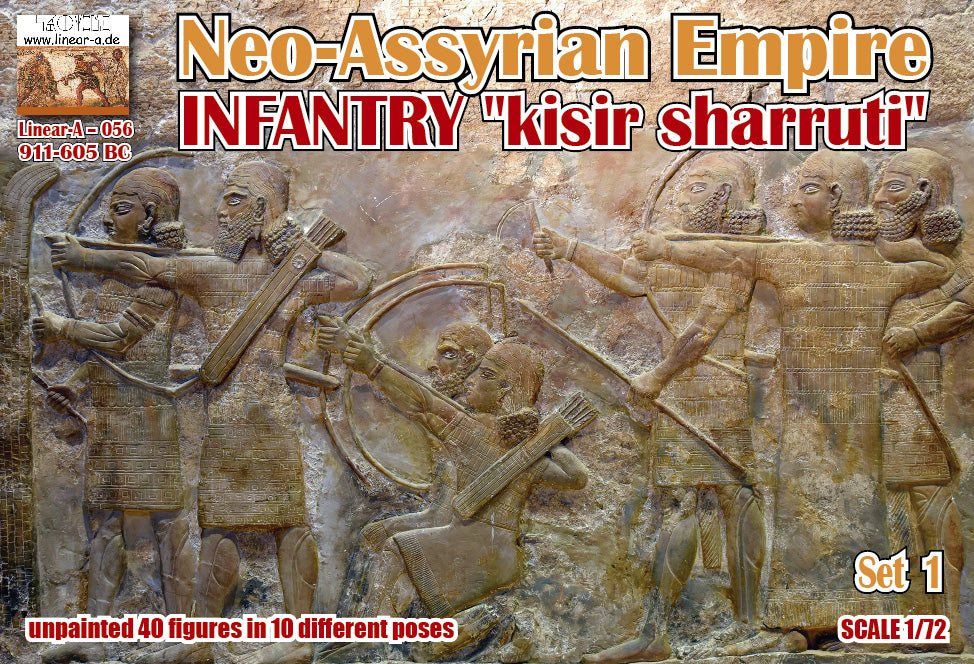 Linear-A 056 1:72 Neo-Assyrian Empire Infantry "kisir sharruti" Set 1