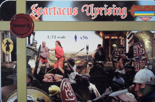 Linear-A 073 1:72 Spartacus Uprising Set 1 56 figures in 14 poses