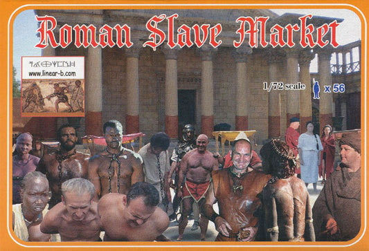 Linear-A LA076 1:72 Roman Slave Market Set 1 56 figures in 14 poses