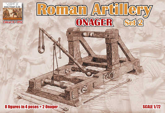 Linear-A 092 1:72 Roman Artillery Onager Set 2