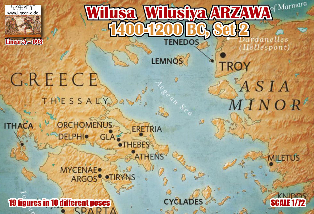 Linear-A LA093 1:72 Wiluša / Wilušiya ARZAWA 1400-1200 BC Set 1