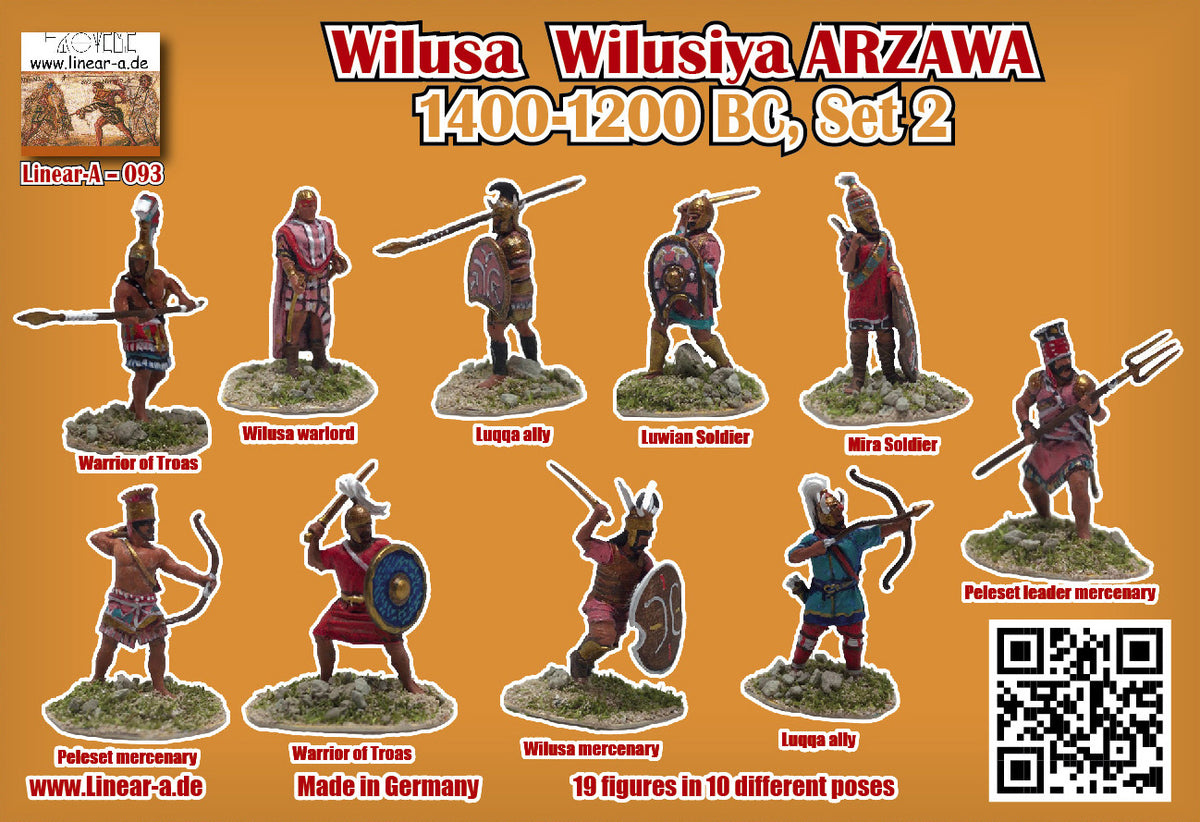 Linear-A LA093 1:72 Wiluša / Wilušiya ARZAWA 1400-1200 BC Set 1