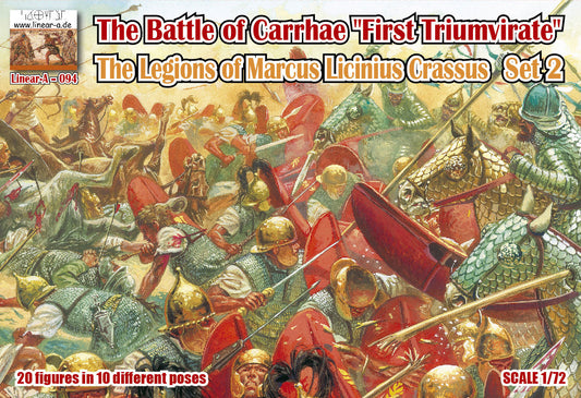 Linear-A LA094 1:72 The Battle of Carrhae 'First Triumvirate' The Legions of Marcus Licinius Crassus Set 2 (3D-Printed)