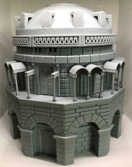 Linear-A LA134 1:72 Mausoleum of Theoderic in Ravenna and includes six exclusive figures available only in this set.