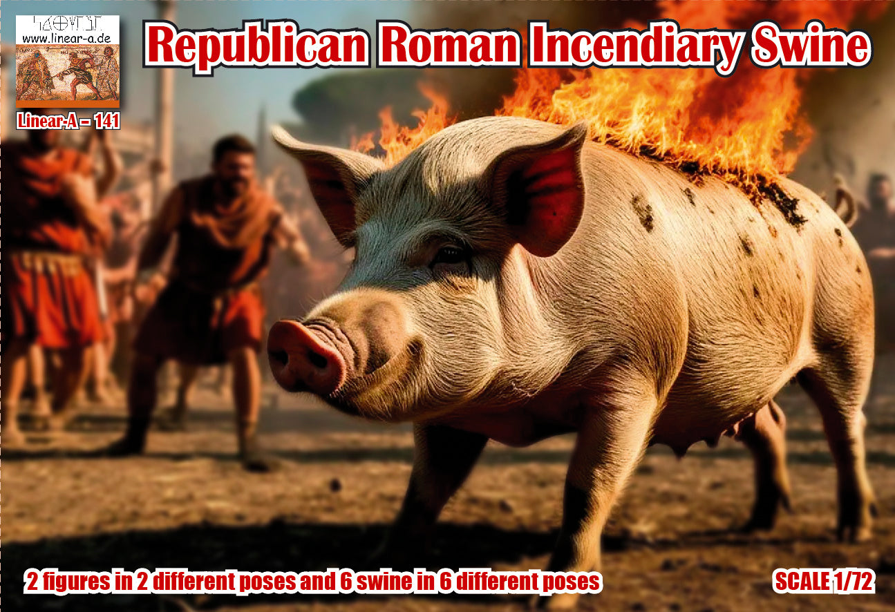 Linear-A LA141 1:72 Republican Roman Incendiary Swine (3D-Printed)