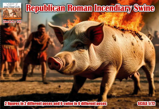 Linear-A LA141 1:72 Republican Roman Incendiary Swine (3D-Printed)