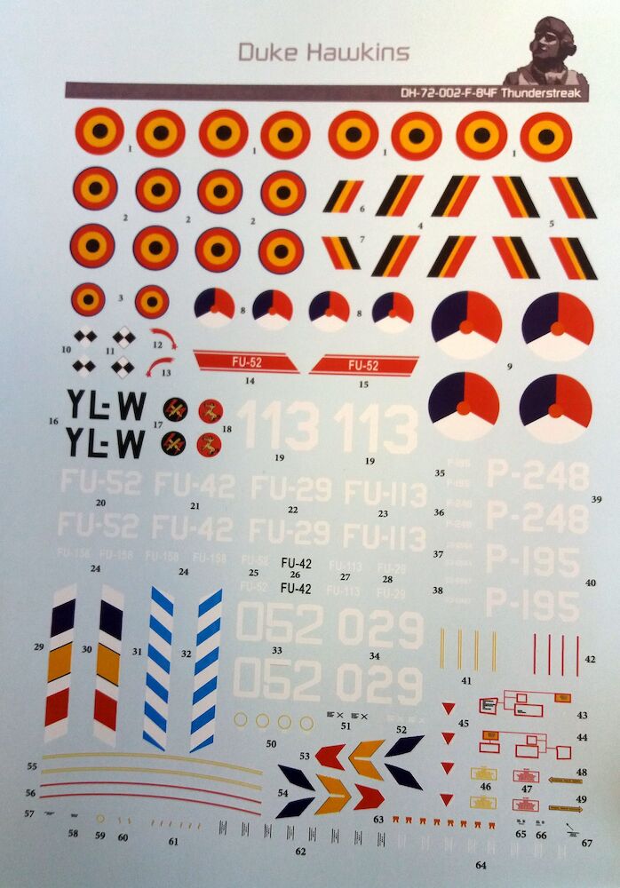 HMH-Publications LEK-002 1:72 Republic F-84F Thunderstreak limited edition collectors gift set