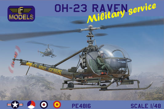 LF Models PE4816 1:48 Hiller OH-23 Raven Military service