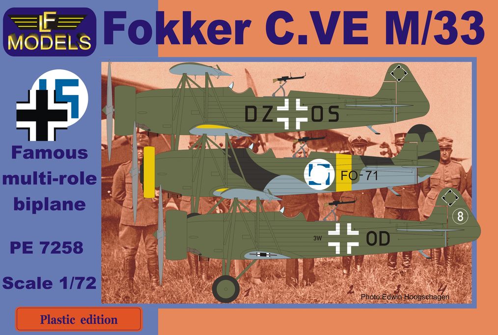 LF Models PE7258 1:72 Fokker C.VE M/33 (Luftwaffe, Finland)