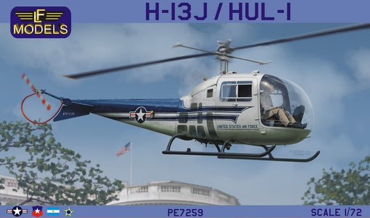 LF Models PE7259 1:72 H-13J/HUL-1 (US VIP Transport, US Navy, Brazil, Argentina, Chile)