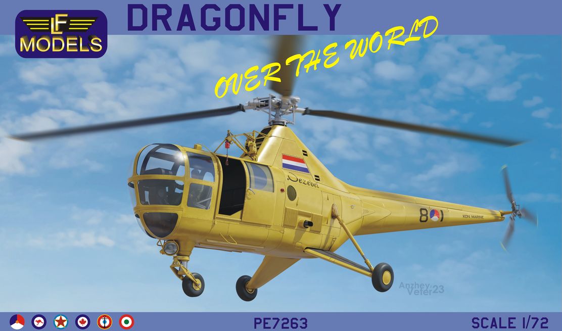 LF Models LFPE7263 1:72 Westland WS-51 Dragonfly