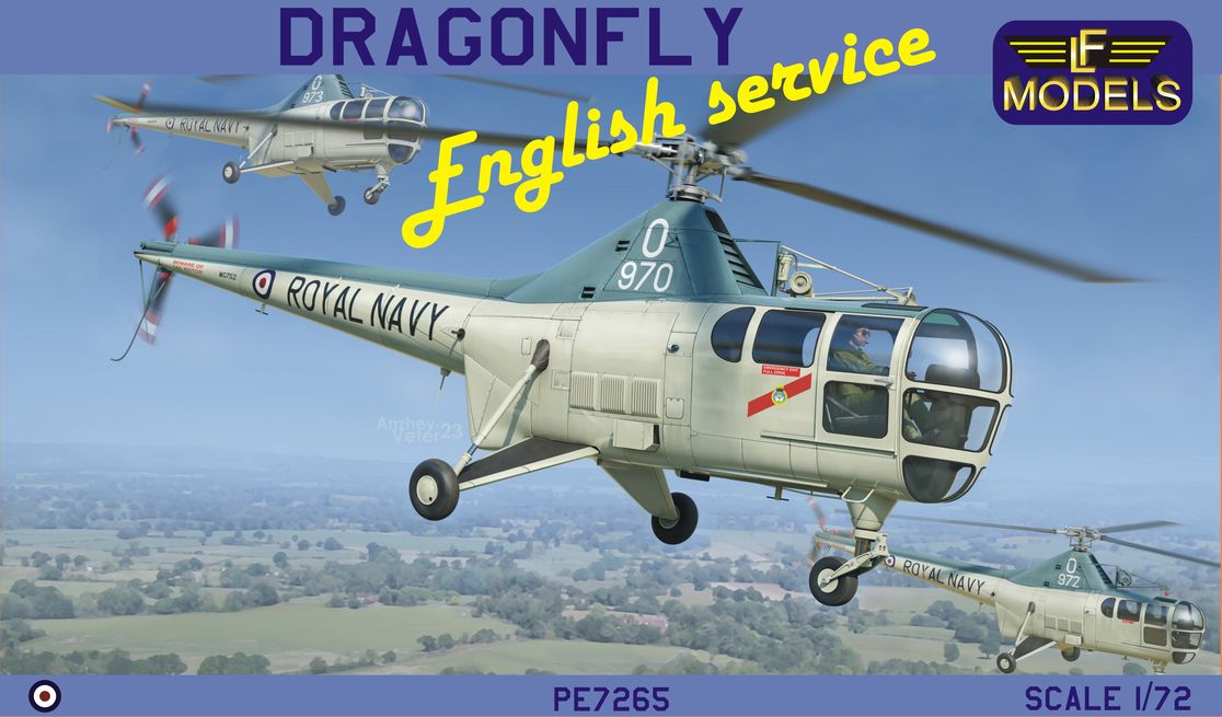 LF Models PE7265 1:72 Westland WS-51 Dragonfly